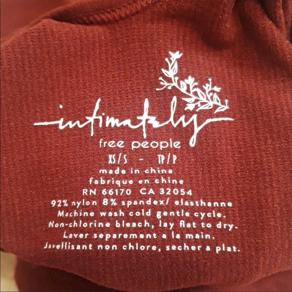NWT Free People ribbed turtle neck bodysuit - Picture 8 of 10